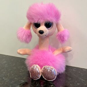 TY Camilla poodle 10 inches color pinky Kid’s girl toy plush animal